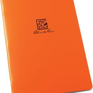 Large Stapled Notebook Orange