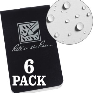 OTG Notebook Black- 6pk