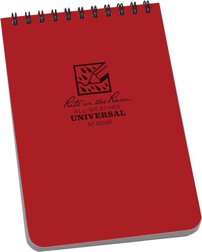 Top Spiral Red Notebook 4x6