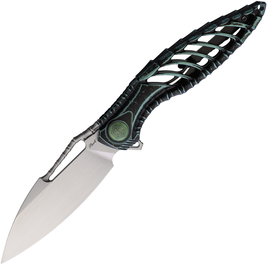 Thor 6 Framelock Green Ti
