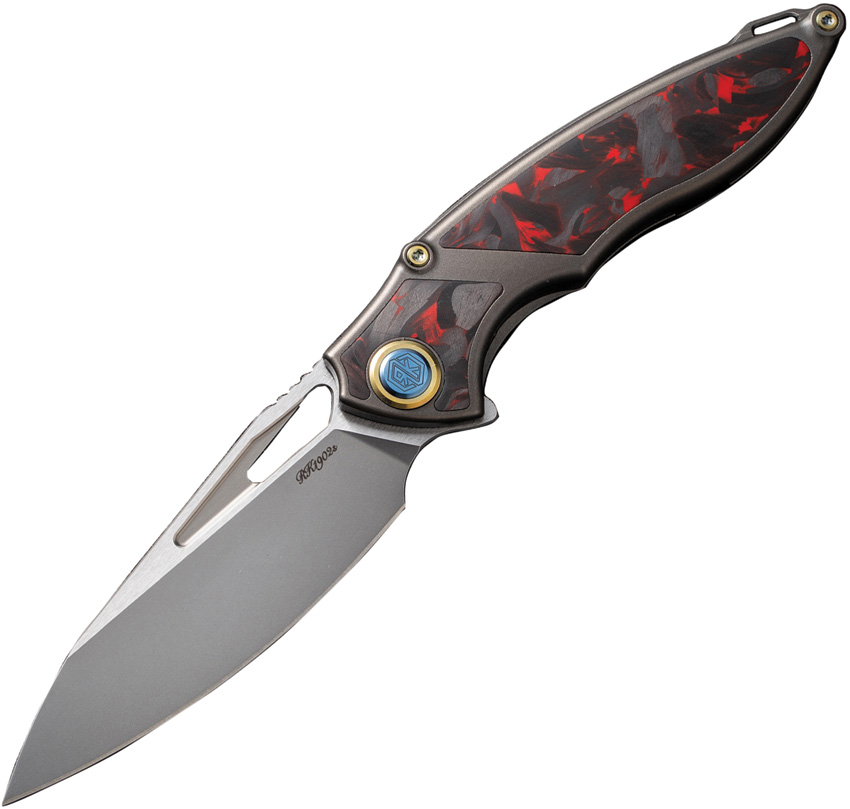 1902 Framelock Red CF