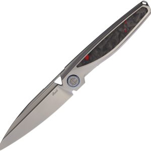Baidi-S Linerlock Red CF