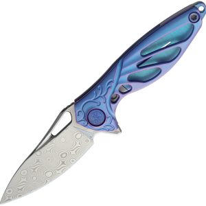 Rike Knife Hummingbird Framelock Blue RKMINIB product image