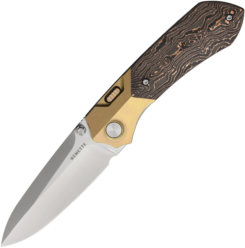 Meteor Button Linerlock Ti/CF