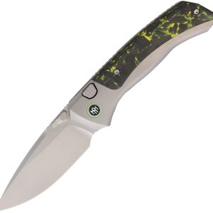 Steed Button Framelock Yellow