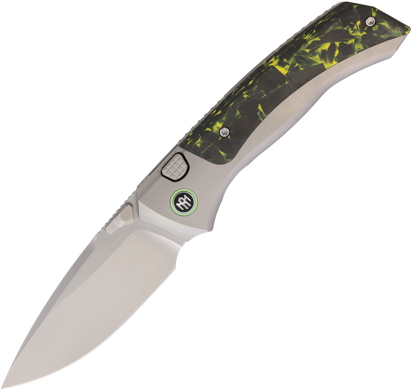 Steed Button Framelock Yellow