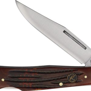 Lockback Trapper Brown Bone