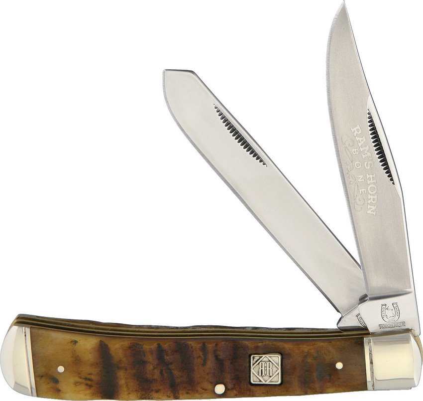 Trapper Rams Horn Jigged Bone
