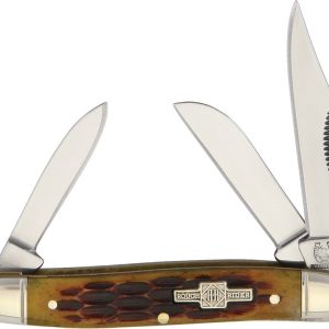 Small Stockman Amber Bone