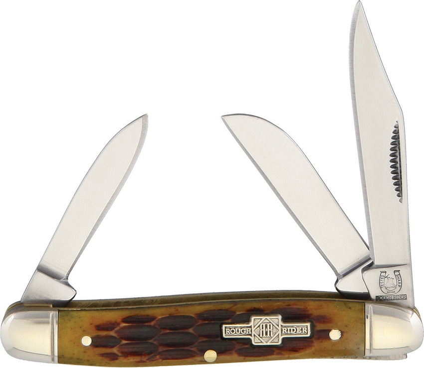 Small Stockman Amber Bone