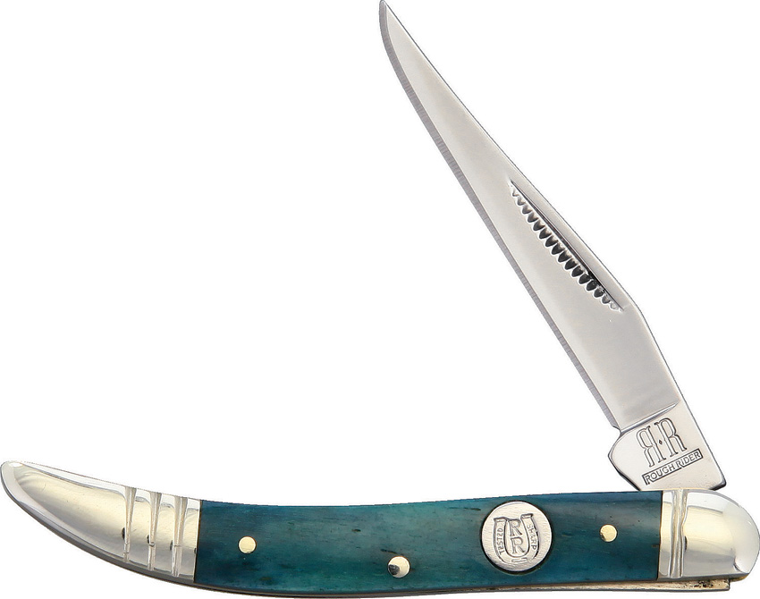 Toothpick Blue Smooth Bone