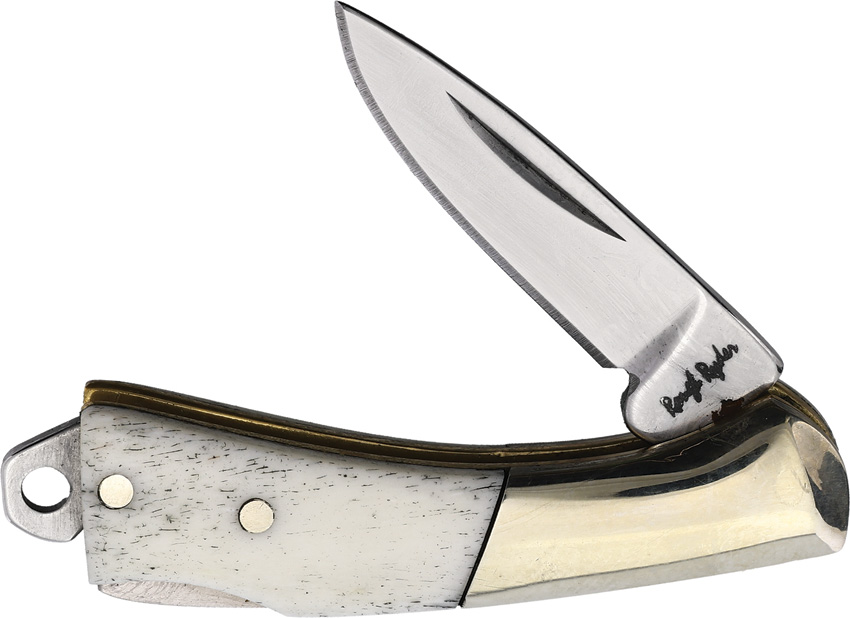 Mini Lockback White Bone