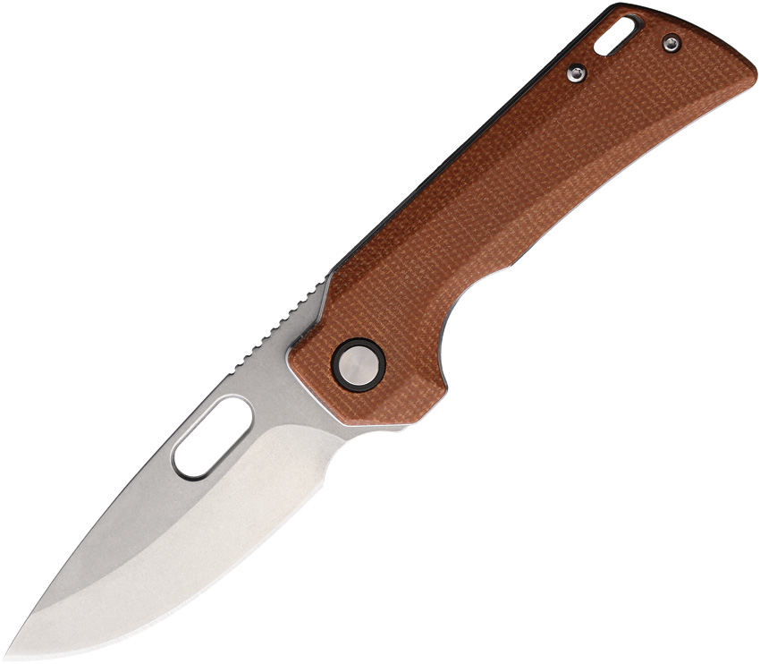 Linerlock Brown Micarta