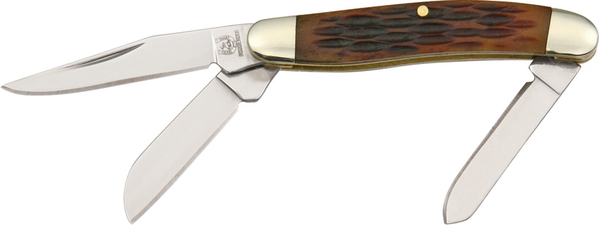 Tiny Stockman Amber Bone