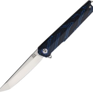 Linerlock Tanto Black/Blue