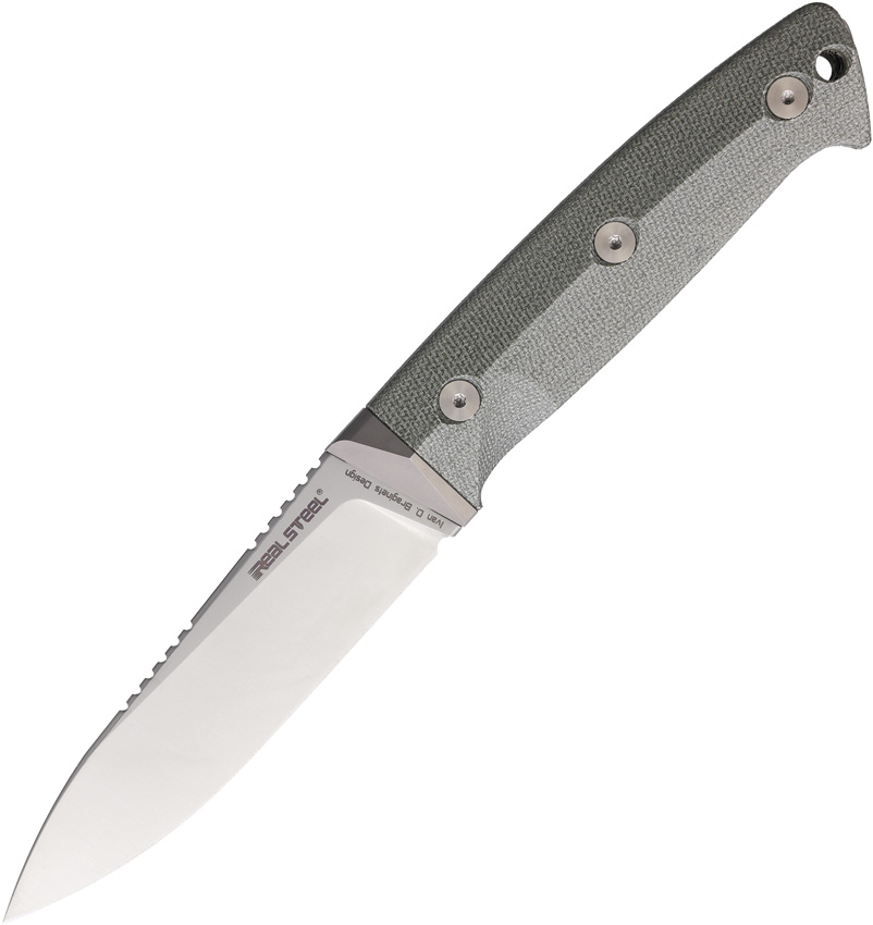 Black Thorn Fixed Blade GrnMic