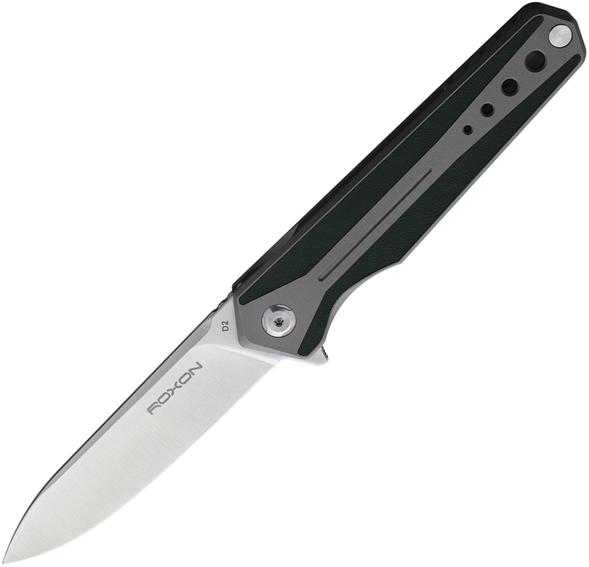 Folding Knife 8" D2 Titanium"