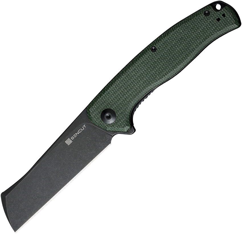 Traxler Linerlock Green Mic