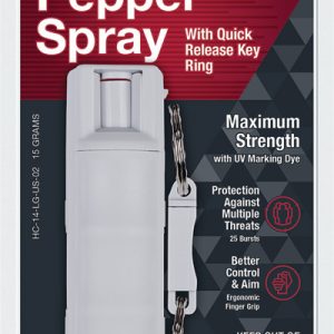 Hard Case Pepper Spray Gray