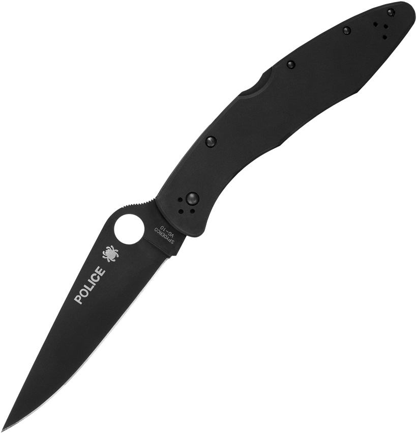 Police Model Lockback Black