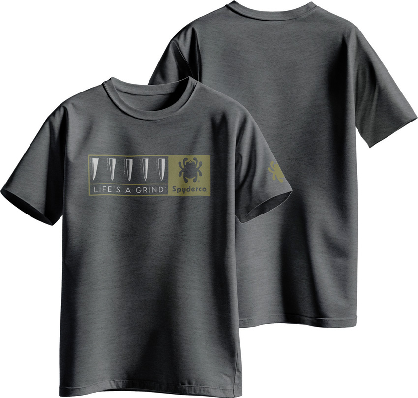 Life's A Grind T-Shirt Gry LG