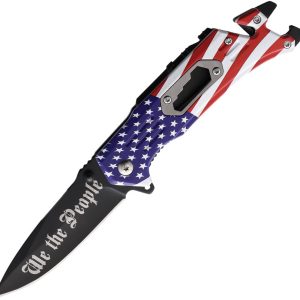 American Flag Linerlock A/O