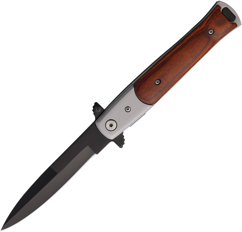 Stiletto Style Linerlock Brn