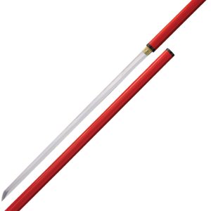 Red Straight Sword Hand Forged