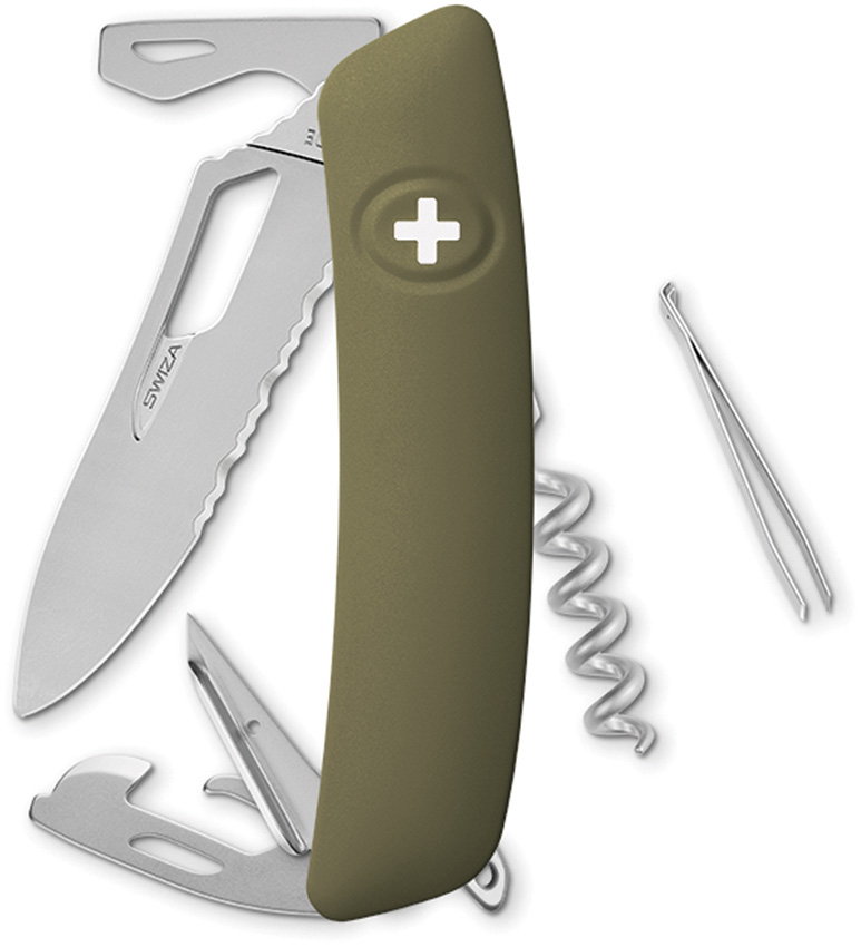 SH03 Swiss Pocket Knife Olive
