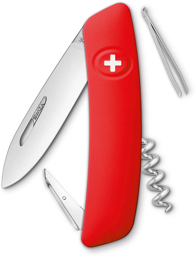 D01 Swiss Pocket Knife Red