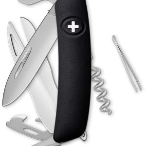 D07 Swiss Pocket Knife Black