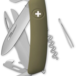 D07 Swiss Pocket Knife Olive
