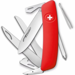 D08 Swiss Pocket Knife Red