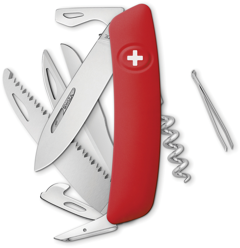 D09 Pocket Knife Red