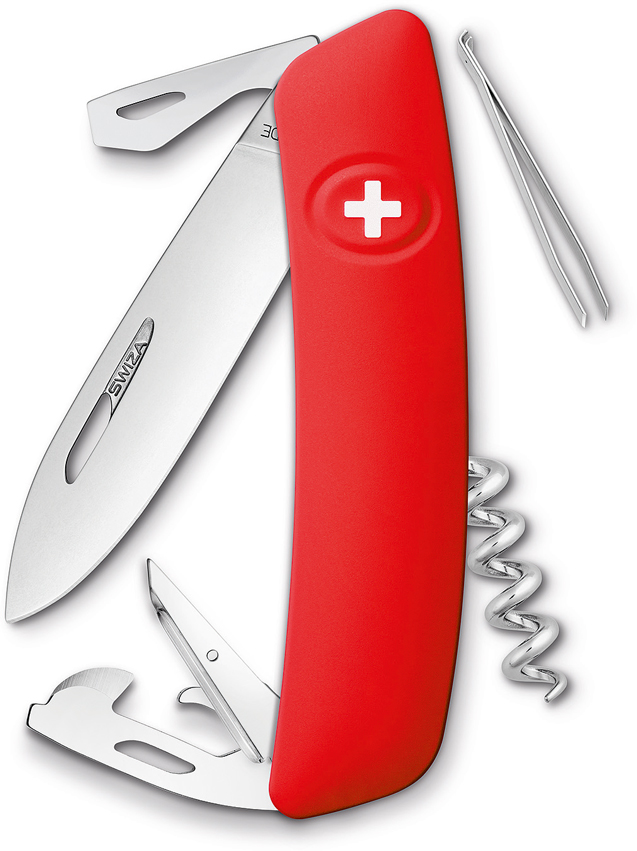 D03 Swiss Pocket Knife Red
