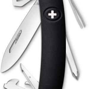 D04 Swiss Pocket Knife Black