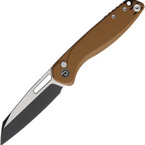 Warhawk Button Lock Tan G10