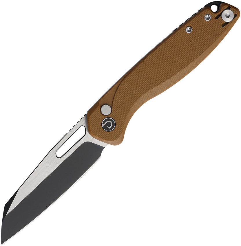 Warhawk Button Lock Tan G10