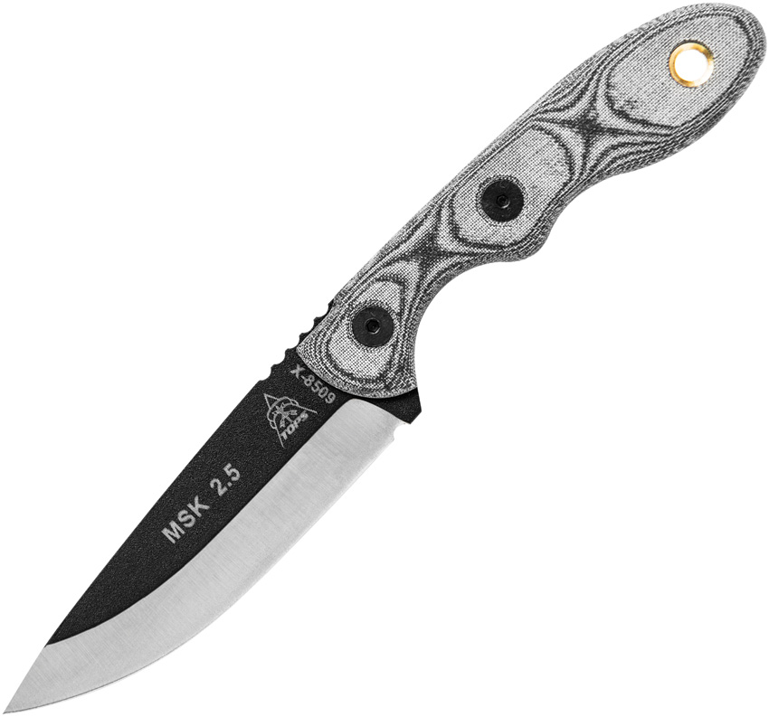Mini Scandi Knife Black Linen