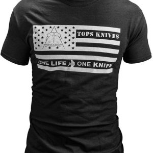 T-Shirt Flag Logo Black Medium