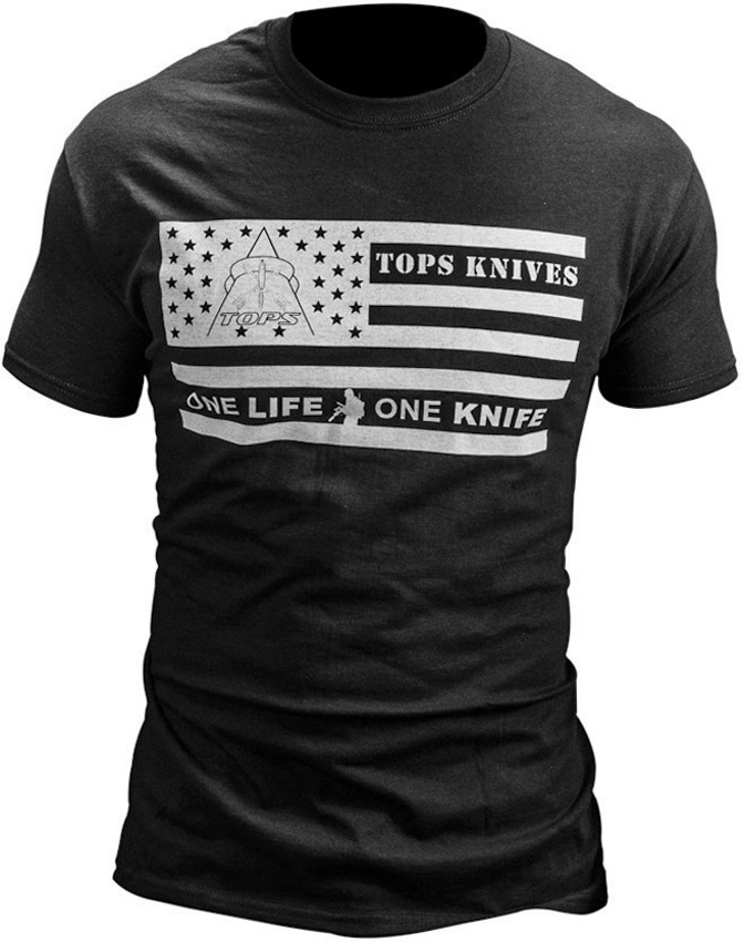 T-Shirt Flag Logo Black Medium