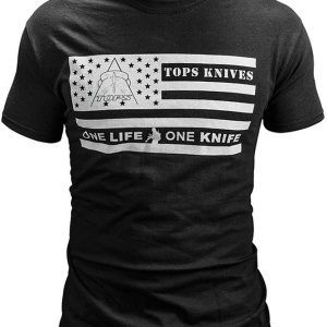 T-Shirt Flag Logo Black XXL