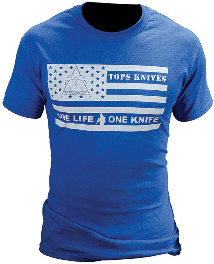 T-Shirt Flag Logo Blue Large