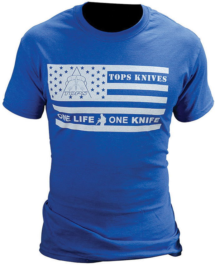 T-Shirt Flag Logo Blue XL