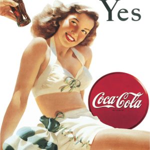 Coke Yes White Bathing Suit