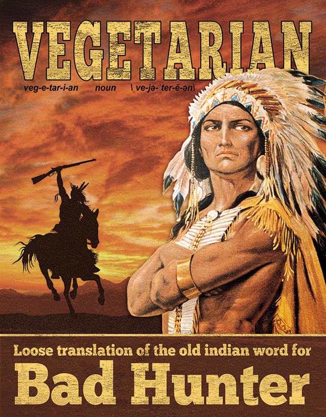 Vegetarian Translation Sign