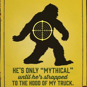 Sasquatch Mythical Sign