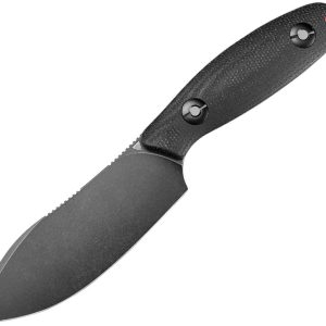 Aubergine Fixed Blade BlkMic
