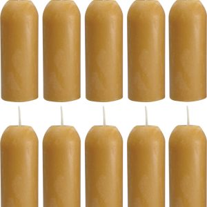 12 Hour Beeswax Candles 10pc