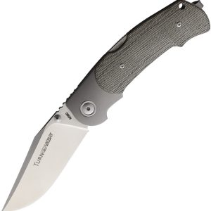 TURN Lockback Green Micarta